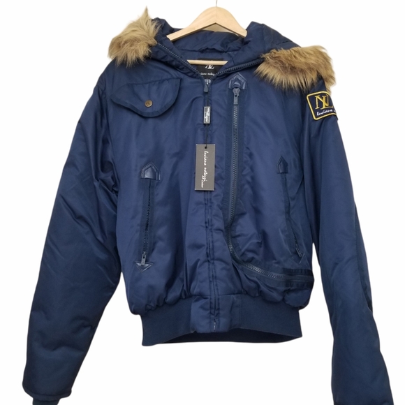 Luciano Natazzi Winter Coat Large NWT